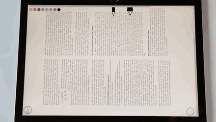 SpaceInk: document content reflowing to make space for handwritten notes